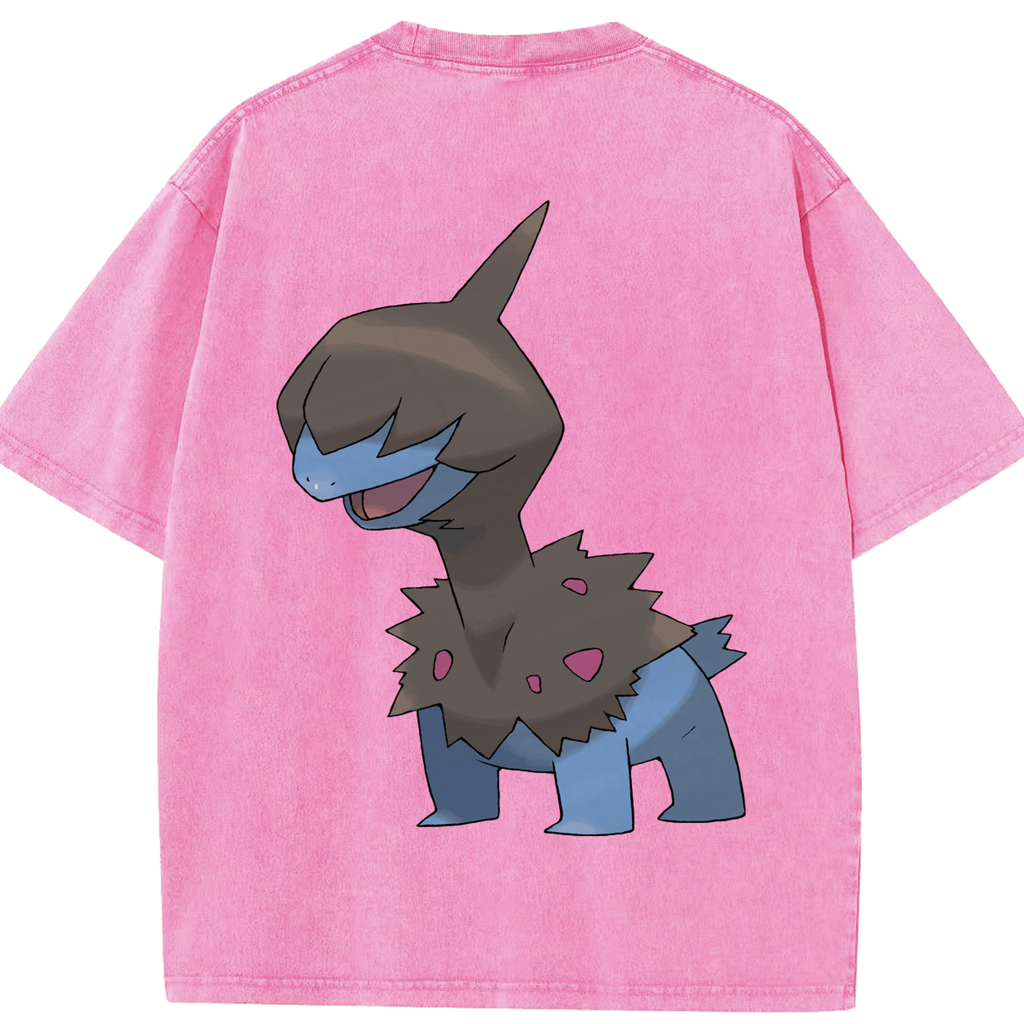 （画像用） ポケットモンスター Pokémon 綿100% ヴィンテージ風 半袖Tシャツ（背面プリント）